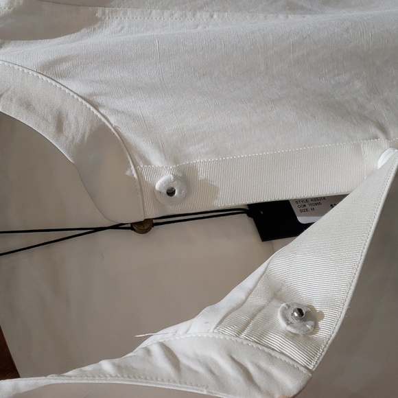 NWT KOBI HALPERIN Scarlett Band Collar Linen Blend Jacket MEDIUM - Picture 14 of 16